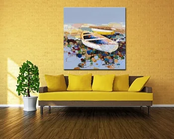 Landscape Painting On Canvas Sea and Boat Still Life Modern Oil Paintings Wall Art Pictures For Home Decor No Frame
Landscape Painting On Canvas Sea and Boat Still Life Modern Oil Paintings Wall Art Pictures For Home Decor No Frame