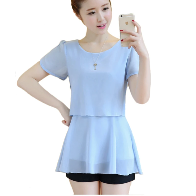 2019 Women Tops And Blouses Stylish Female Shirt Korean Fashion Clothing Women's Plus Size 4XL Chiffon Summer Solid Color 958
2019 Women Tops And Blouses Stylish Female Shirt Korean Fashion Clothing Women's Plus Size 4XL Chiffon Summer Solid Color 958