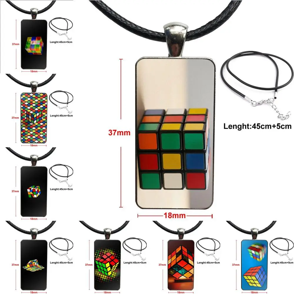 Rubiks Cube For Women Christmas Gift Vintage Jewelry Stainless Steel Color Glass Cabochon Choker Pendant Long Rectangle Necklace
Rubiks Cube For Women Christmas Gift Vintage Jewelry Stainless Steel Color Glass Cabochon Choker Pendant Long Rectangle Necklace
