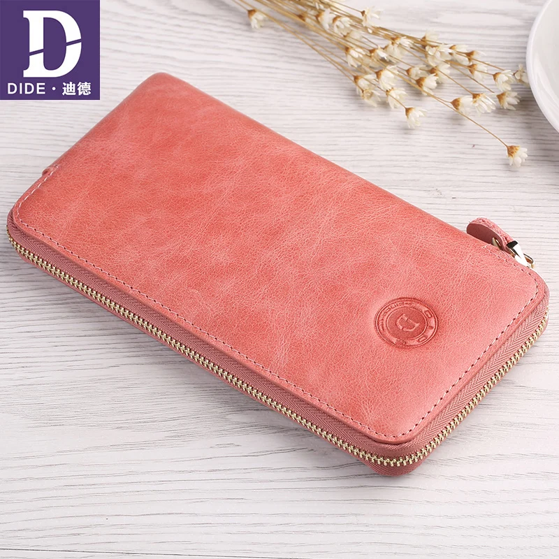 DIDE Women Clutch Wallet Genuine Leather Brand Wallet Cell Phone Bag 100% Top Cowhide Simple Storage Long Coin Purse Female
DIDE Women Clutch Wallet Genuine Leather Brand Wallet Cell Phone Bag 100% Top Cowhide Simple Storage Long Coin Purse Female