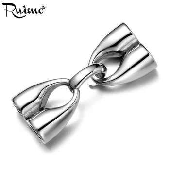 RUIMO 316l Stainless steel Bracelet Clasp Connector Charms Fit 5mm Leather Cord Bracelet DIY Jewelry Making Findings Wholesale
RUIMO 316l Stainless steel Bracelet Clasp Connector Charms Fit 5mm Leather Cord Bracelet DIY Jewelry Making Findings Wholesale
