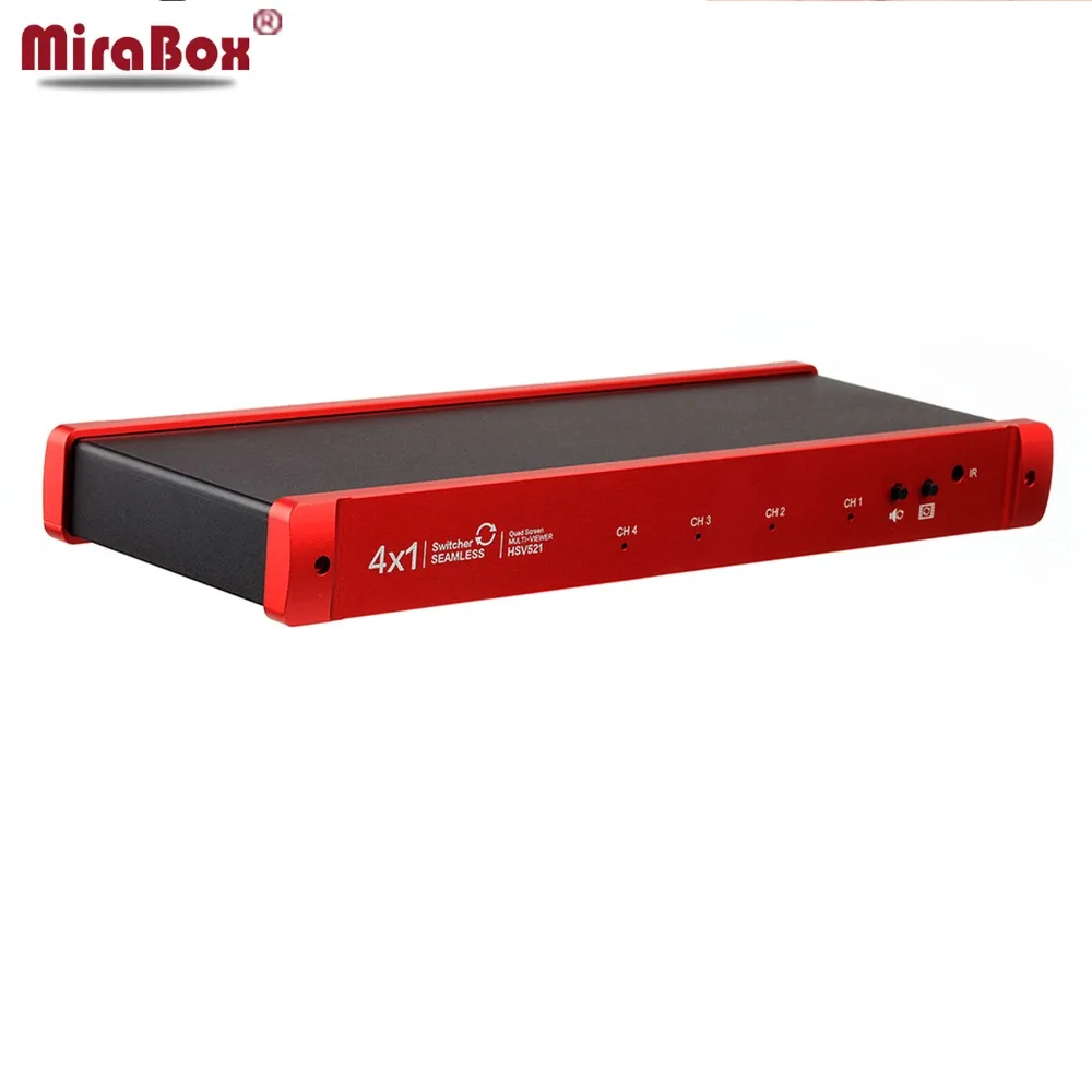 MiraBox HSV521 IR Multi-Viewer Seamless Switcher Screen Splitter Support 4 Channels Screen Sementation Up to 1080P @60Hz HDMI
MiraBox HSV521 IR Multi-Viewer Seamless Switcher Screen Splitter Support 4 Channels Screen Sementation Up to 1080P @60Hz HDMI