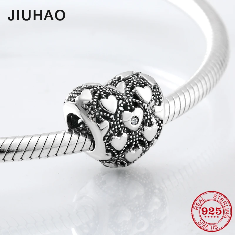 Hot 925 Sterling Silver fashion Multiple heart Macroporous beads Fit Original Pandora Charm Bracelet Jewelry making
Hot 925 Sterling Silver fashion Multiple heart Macroporous beads Fit Original Pandora Charm Bracelet Jewelry making