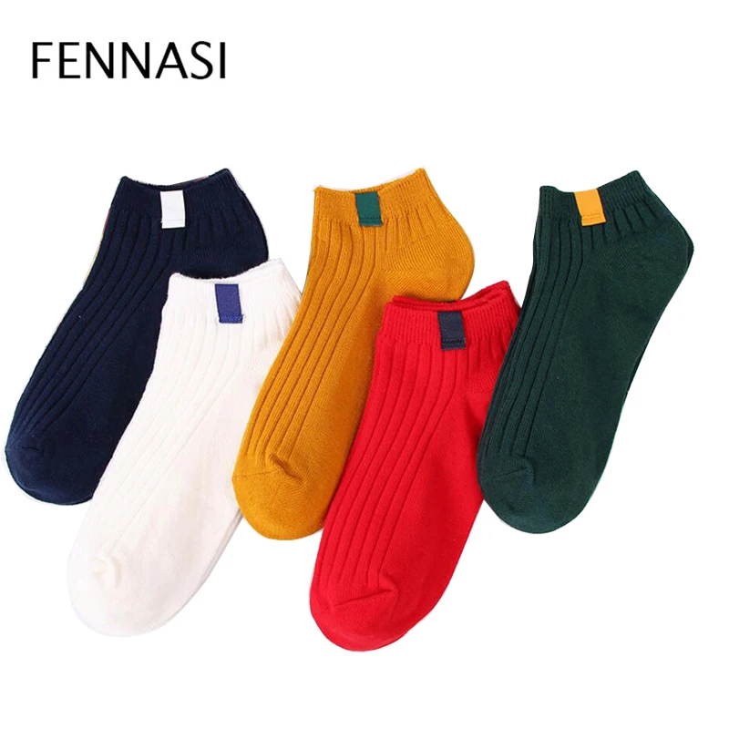 FENNASI 5 Pairs Socks Set Boy Girl Cotton Stripe Candy Colors ,breathable,casual Socks Soft Comfortable Lovely Style Socks 
FENNASI 5 Pairs Socks Set Boy Girl Cotton Stripe Candy Colors ,breathable,casual Socks Soft Comfortable Lovely Style Socks