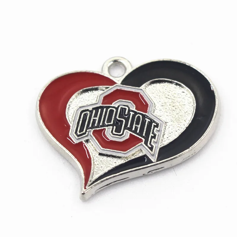 NCAA Ohio State Heart Sports Pendant Dangle Charms Fit Bracelet Necklace Hanging Charms Diy Fashion Jewellery 10pcs/lot
NCAA Ohio State Heart Sports Pendant Dangle Charms Fit Bracelet Necklace Hanging Charms Diy Fashion Jewellery 10pcs/lot