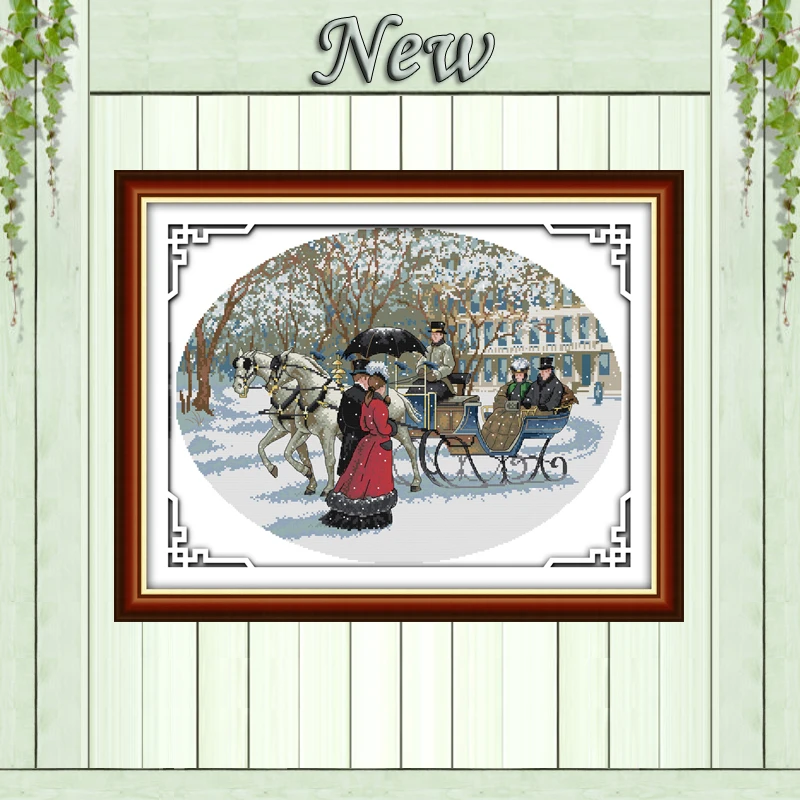 Scenery of Snowy day,counted printed on canvas DMC 14CT 11CT Cross Stitch kit,embroidery needlework Sets,winter style Home Decor
Scenery of Snowy day,counted printed on canvas DMC 14CT 11CT Cross Stitch kit,embroidery needlework Sets,winter style Home Decor