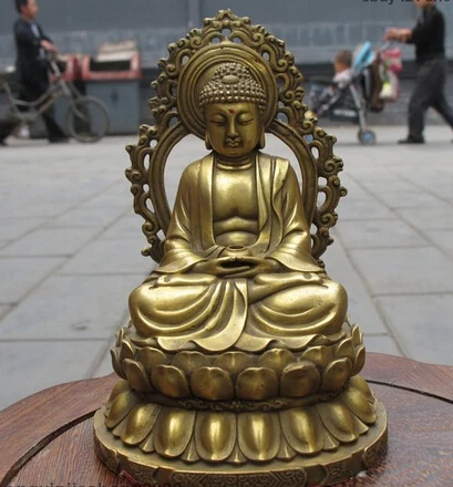 004881 5"Tibet Folk pure Brass Tathagata Sakyamuni exquisite craftwork Buddha Statue
004881 5"Tibet Folk pure Brass Tathagata Sakyamuni exquisite craftwork Buddha Statue
