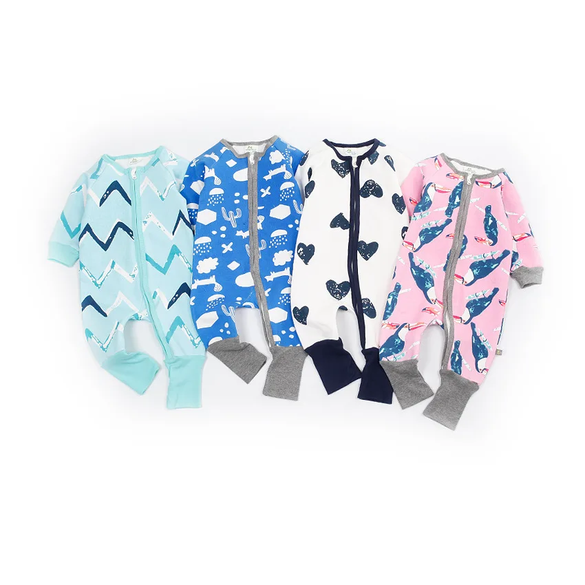 Bobozone spring New Overprint One-piece baby clothing Full Zipper rompers Bobozone spring New Overprint One-piece baby clothing Full Zipper rompers<br><br>Aliexpress