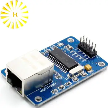 ENC28J60 LAN Ethernet Network Board Module 25MHZ Crystal AVR 51 LPC STM32 3.3V Connector
ENC28J60 LAN Ethernet Network Board Module 25MHZ Crystal AVR 51 LPC STM32 3.3V Connector