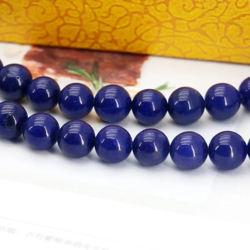 Lapis Lazuli Round Loose Beads 10mm 15" 2pc/lot Wholesale Suitable For Female Jewelry Making Design Gift
Lapis Lazuli Round Loose Beads 10mm 15" 2pc/lot Wholesale Suitable For Female Jewelry Making Design Gift