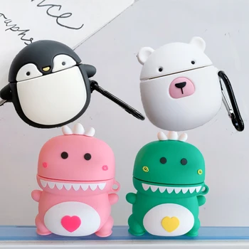 3D Cute Couple Heart Dinosaur Silicone Case for Apple Airpods 1 2 Wireless Earphone Headphone Polar Bear Penguin Cover Box
3D Cute Couple Heart Dinosaur Silicone Case for Apple Airpods 1 2 Wireless Earphone Headphone Polar Bear Penguin Cover Box