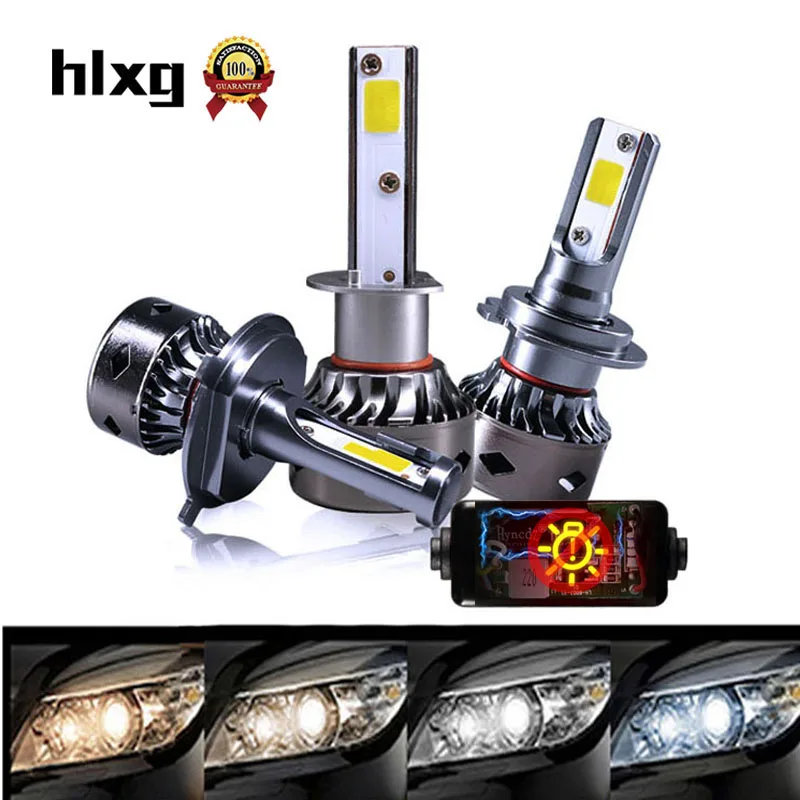HLXG h7 led Mini CANBUS For passat B6 H4 12V H11 H1 H8 H9 6000K Bulb 12000LM Light Car Headlight lampada 9005 HB3 9006 HB4 lamp
HLXG h7 led Mini CANBUS For passat B6 H4 12V H11 H1 H8 H9 6000K Bulb 12000LM Light Car Headlight lampada 9005 HB3 9006 HB4 lamp