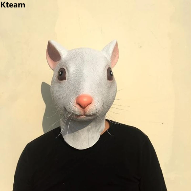Adults Mouse Head Latex Mask Full Face Mask Breathable Halloween Masquerade Fancy Dress Party Cosplay Costume Lovely Animal Mask
Adults Mouse Head Latex Mask Full Face Mask Breathable Halloween Masquerade Fancy Dress Party Cosplay Costume Lovely Animal Mask