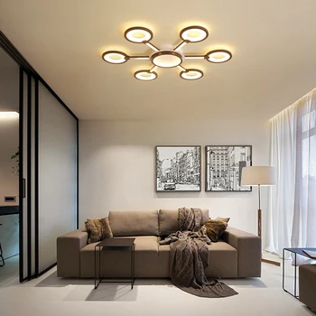 New Brown Ceiling lamps for living room lights bedroom Aluminum Modern led ceiling lights lamparas de techo home lighting
New Brown Ceiling lamps for living room lights bedroom Aluminum Modern led ceiling lights lamparas de techo home lighting