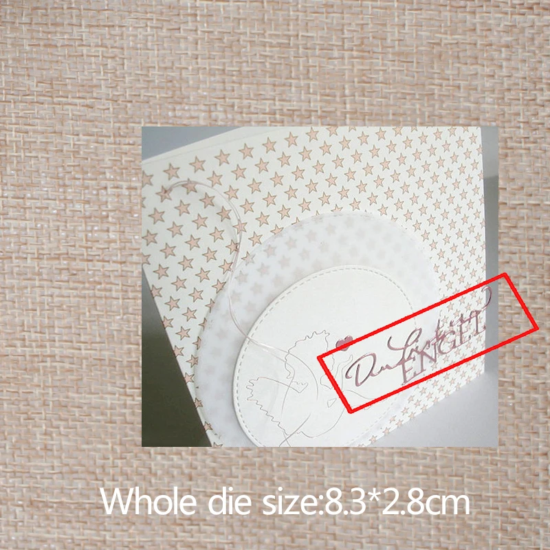 8.3*2.8cm Foreign Letters new Metal Cutting Dies for decoration card DIY Scrapbooking stencil Paper Craft Album template Dies
8.3*2.8cm Foreign Letters new Metal Cutting Dies for decoration card DIY Scrapbooking stencil Paper Craft Album template Dies