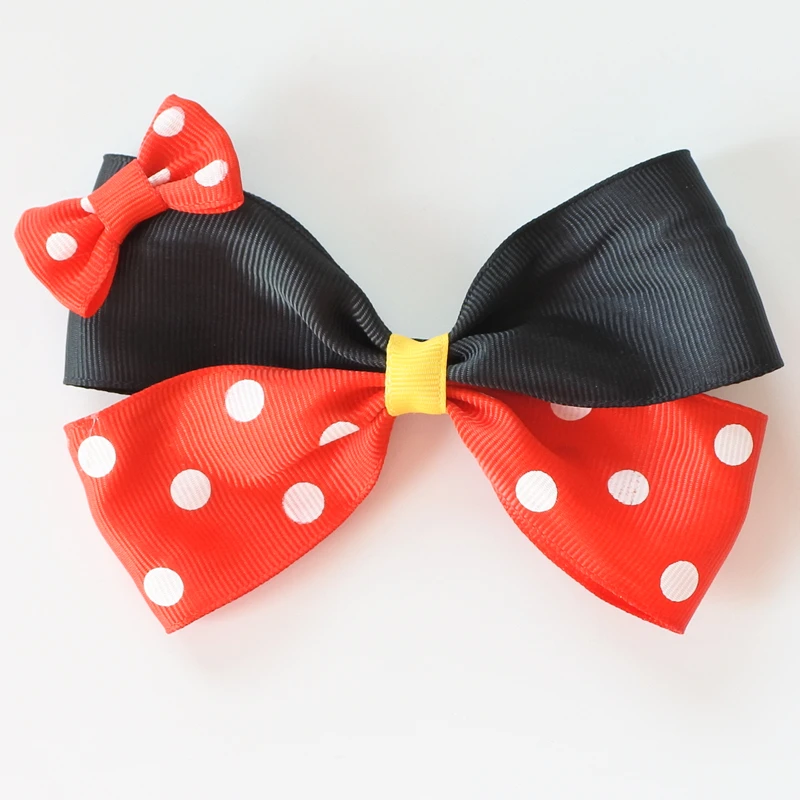 Two Layer Polka Dots Hair Bows For Girls Minnie Hair Clips Cartoon Women Barrettes Hair Accessories For Children/Adult
Two Layer Polka Dots Hair Bows For Girls Minnie Hair Clips Cartoon Women Barrettes Hair Accessories For Children/Adult