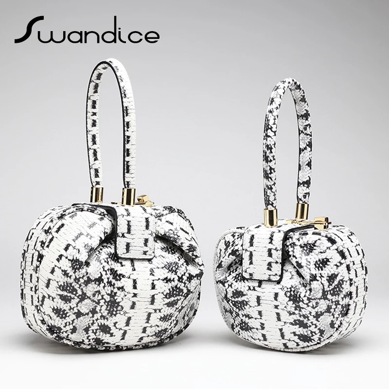 2019 Vintage Elegant Pillow Boston Box Snake Python Handbags Genuine Leather Clutches Evening Wrist Bags Women Female Niche Chic
2019 Vintage Elegant Pillow Boston Box Snake Python Handbags Genuine Leather Clutches Evening Wrist Bags Women Female Niche Chic