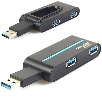 4 Ports USB 3.0 HUB Portable Charger Data Cable High Speed Rotatab Splitter Hub Adapter compatible with USB 3.0/2.0/1.1/ 1.0
4 Ports USB 3.0 HUB Portable Charger Data Cable High Speed Rotatab Splitter Hub Adapter compatible with USB 3.0/2.0/1.1/ 1.0