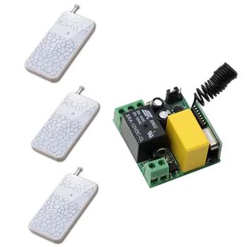 RF Wireless Remote Control Switch Remote Switch System 220v 1CH Relay Module Mini Receiver Remote Transmitter 315/433.92Mhz
RF Wireless Remote Control Switch Remote Switch System 220v 1CH Relay Module Mini Receiver Remote Transmitter 315/433.92Mhz