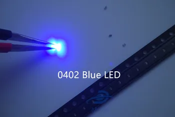 500 PCS SMD/SMT 3V Ultra Bright Led Diode Chip Surface Mount 0402 1005 LED Diode Blue LED SMD 0402 High Quality
500 PCS SMD/SMT 3V Ultra Bright Led Diode Chip Surface Mount 0402 1005 LED Diode Blue LED SMD 0402 High Quality