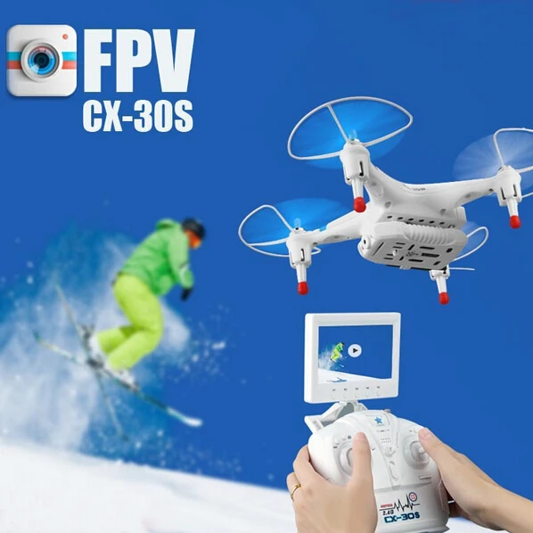 Newst Cheerson CX-30S RC Quadcopter 5.8GHz Real-time Image Transmission FPV Drone 720P Camera
Newst Cheerson CX-30S RC Quadcopter 5.8GHz Real-time Image Transmission FPV Drone 720P Camera