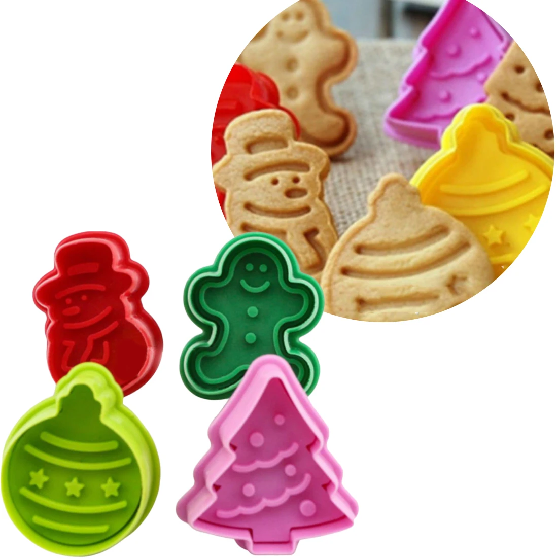 cookie cutter 4Pcs Christmas Snowman Fondant Cake Mold Biscuit Cookie Plunger Cutters Sugarcraft Tool Cake Decorating Tool
cookie cutter 4Pcs Christmas Snowman Fondant Cake Mold Biscuit Cookie Plunger Cutters Sugarcraft Tool Cake Decorating Tool