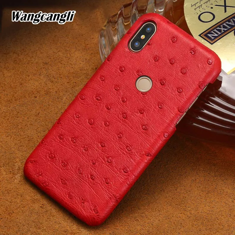 Wangcangli ostrich skin phone case for xiaomi 8 case half-pack phone case Genuine Leather protection case Rear fingerprint style
Wangcangli ostrich skin phone case for xiaomi 8 case half-pack phone case Genuine Leather protection case Rear fingerprint style