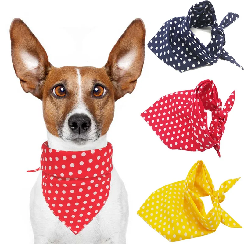 2019 Summer Dog Bandanas Cotton Dots Washable Pet Bandanas Scarf Bow Ties Collar Neckerchief Cat Pet Grooming Accessories
2019 Summer Dog Bandanas Cotton Dots Washable Pet Bandanas Scarf Bow Ties Collar Neckerchief Cat Pet Grooming Accessories