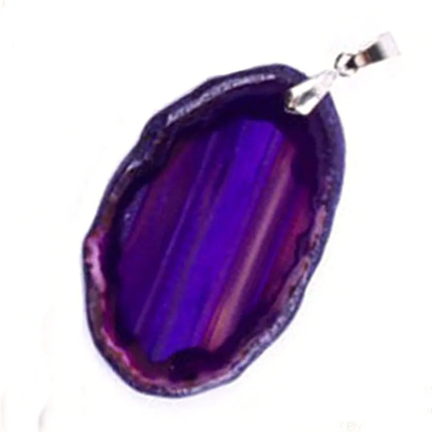 Kraft-beads Popular Silver Plated Slice Geode Irregular Shape Purple Agates Pendant Fashion Jewelry For Gift
Kraft-beads Popular Silver Plated Slice Geode Irregular Shape Purple Agates Pendant Fashion Jewelry For Gift