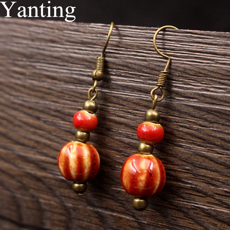 Yanting Red Ceramic Earrings For Women Handmade Ethnic Earrings Hanging Vintage Brincos Jewellery Earings Fashion Jewelry 0450
Yanting Red Ceramic Earrings For Women Handmade Ethnic Earrings Hanging Vintage Brincos Jewellery Earings Fashion Jewelry 0450