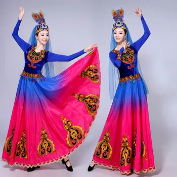 New Xinjiang Uighur Dance Costume Female Ethnic Stage Performance Costume Adult Dress
New Xinjiang Uighur Dance Costume Female Ethnic Stage Performance Costume Adult Dress