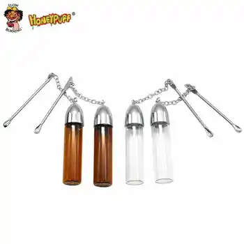 4 pcs/Lot Smalll Size 36mm Glass Bottle Oil Jar Dispenser Snorter Sniff With Metal Scrapper Color Random
4 pcs/Lot Smalll Size 36mm Glass Bottle Oil Jar Dispenser Snorter Sniff With Metal Scrapper Color Random