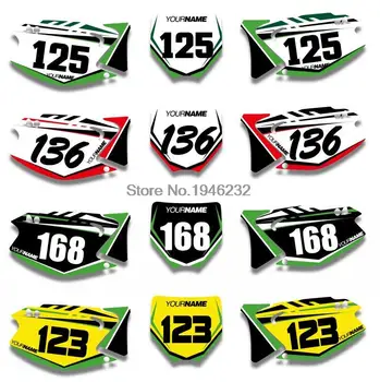 Custom Sticker Decals &Backgrounds Number Plate Graphics Kit For Kawasaki KX125 KX250 KX 125 250 2003-2012
Custom Sticker Decals &Backgrounds Number Plate Graphics Kit For Kawasaki KX125 KX250 KX 125 250 2003-2012