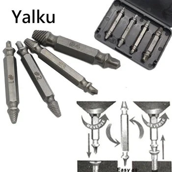 4PCS/Set Double Side Damaged Screw Extractor Drill Bits Out Remover Bolt Stud Power Tool Screw Extractor Drill Bit Set Tool Kit
4PCS/Set Double Side Damaged Screw Extractor Drill Bits Out Remover Bolt Stud Power Tool Screw Extractor Drill Bit Set Tool Kit