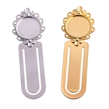 8 stuks Fit 20mm Bladwijzer Bloem Zilver Goud Hanger Instelling Cabochon Cameo Base Tray Bezel Blank DIY Sieraden Vinden 13D1646(China)