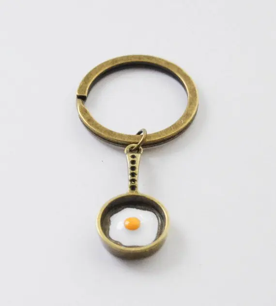 Funny Gift, Gift Under 20, Fried Egg Keychain, Frying Pan Keychain, Food Keychain, Egg Jewelry
Funny Gift, Gift Under 20, Fried Egg Keychain, Frying Pan Keychain, Food Keychain, Egg Jewelry