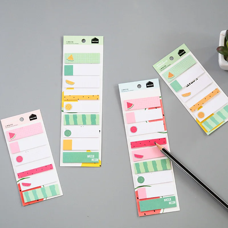 Fantastic Summer Watermelons Self-Adhesive N Times Memo Pad Sticky Notes Bookmark School Office Supply
Fantastic Summer Watermelons Self-Adhesive N Times Memo Pad Sticky Notes Bookmark School Office Supply