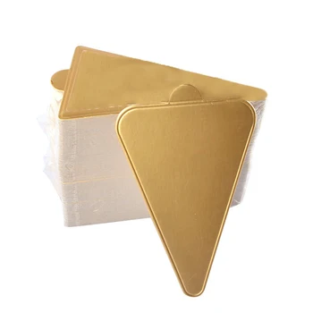 100 pcs per lot Triangle Mousse Mat Rebase Mat Cake Board Golden Card Paper Pastry Tool Pad
100 pcs per lot Triangle Mousse Mat Rebase Mat Cake Board Golden Card Paper Pastry Tool Pad