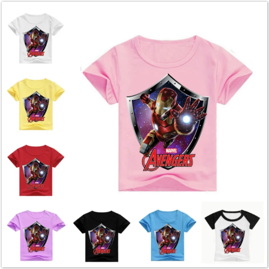 Baby Boys Marvel Avengers Iron Man Print T Shirts Summer Kids Short Sleeve Tshirt Boy Tees Girl Top Children Clothes Kid Costume
Baby Boys Marvel Avengers Iron Man Print T Shirts Summer Kids Short Sleeve Tshirt Boy Tees Girl Top Children Clothes Kid Costume