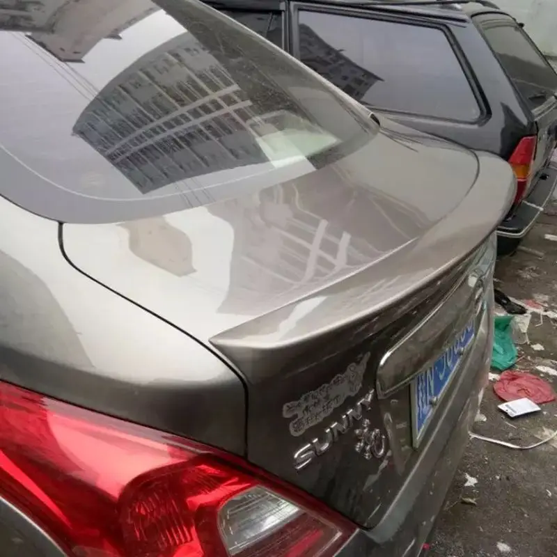 ABS Материал заднее крыло автомобиля праймер цвет задний спойлер для Nissan Sunny 2012-2015 |