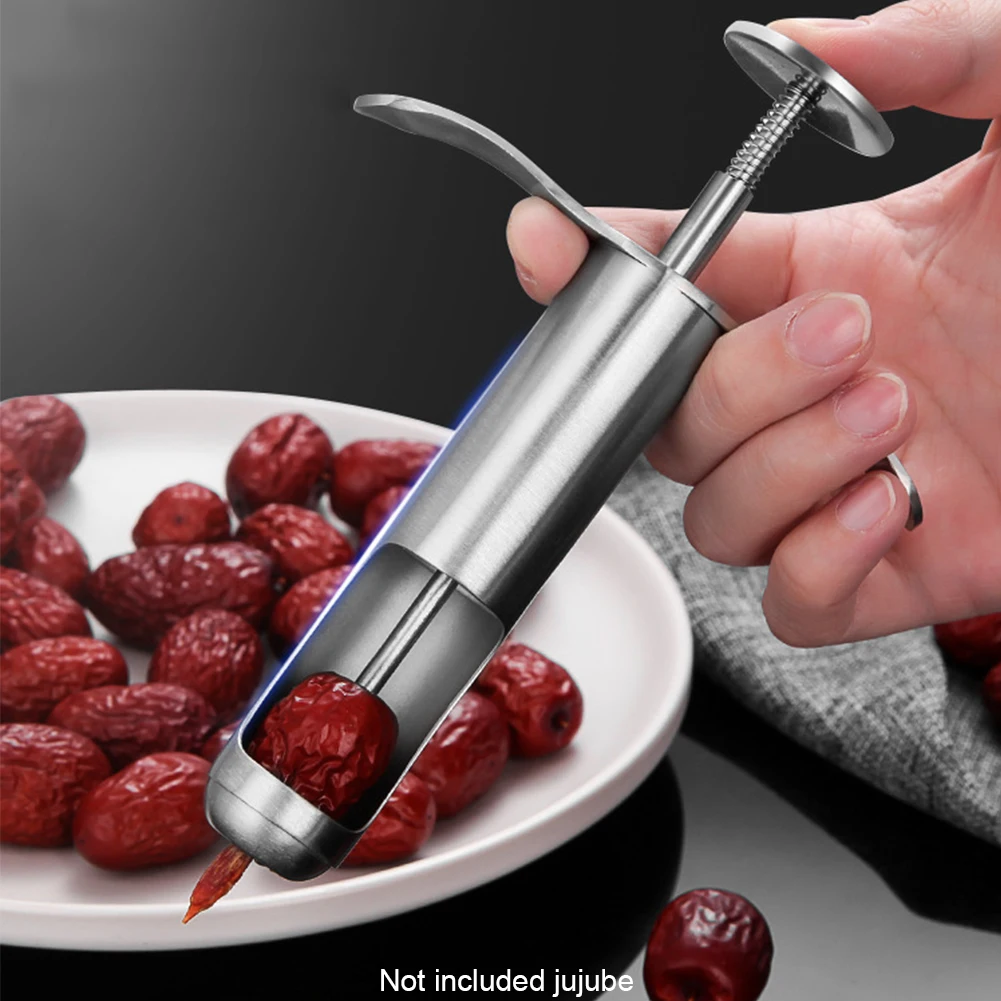 Stainless Steel Spring Jujube Pitter Fruit Fast Corer Seed Remover Gadgets Keep Complete Hand Tool Accessories Cherry Kitchen
Stainless Steel Spring Jujube Pitter Fruit Fast Corer Seed Remover Gadgets Keep Complete Hand Tool Accessories Cherry Kitchen
