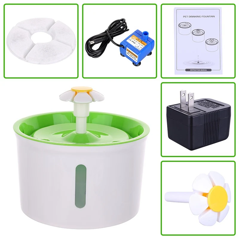 Pet Cats Dogs Automatic Water Feeder Electric Drinking Fountain Bowl Water Dispenser Drink Filter Cat Feeding Pet Supplies
Pet Cats Dogs Automatic Water Feeder Electric Drinking Fountain Bowl Water Dispenser Drink Filter Cat Feeding Pet Supplies