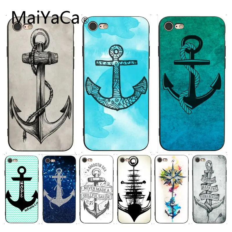 MaiYaCa Sailing Anchor Wallpaper Colorful Printing Drawing TPU Phone Case for iPhone 7 6 X 6S 7 7plus 8 8Plus XS XR SE Case
MaiYaCa Sailing Anchor Wallpaper Colorful Printing Drawing TPU Phone Case for iPhone 7 6 X 6S 7 7plus 8 8Plus XS XR SE Case