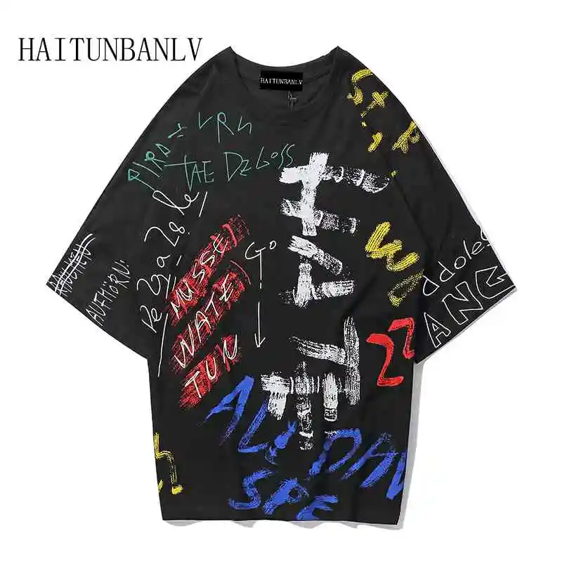 New Hip Hop Graffiti Casual T-Shirts 2019 Summer Fashion Short Sleeve Harajuku Style Tees Streetwear Tshirts
New Hip Hop Graffiti Casual T-Shirts 2019 Summer Fashion Short Sleeve Harajuku Style Tees Streetwear Tshirts