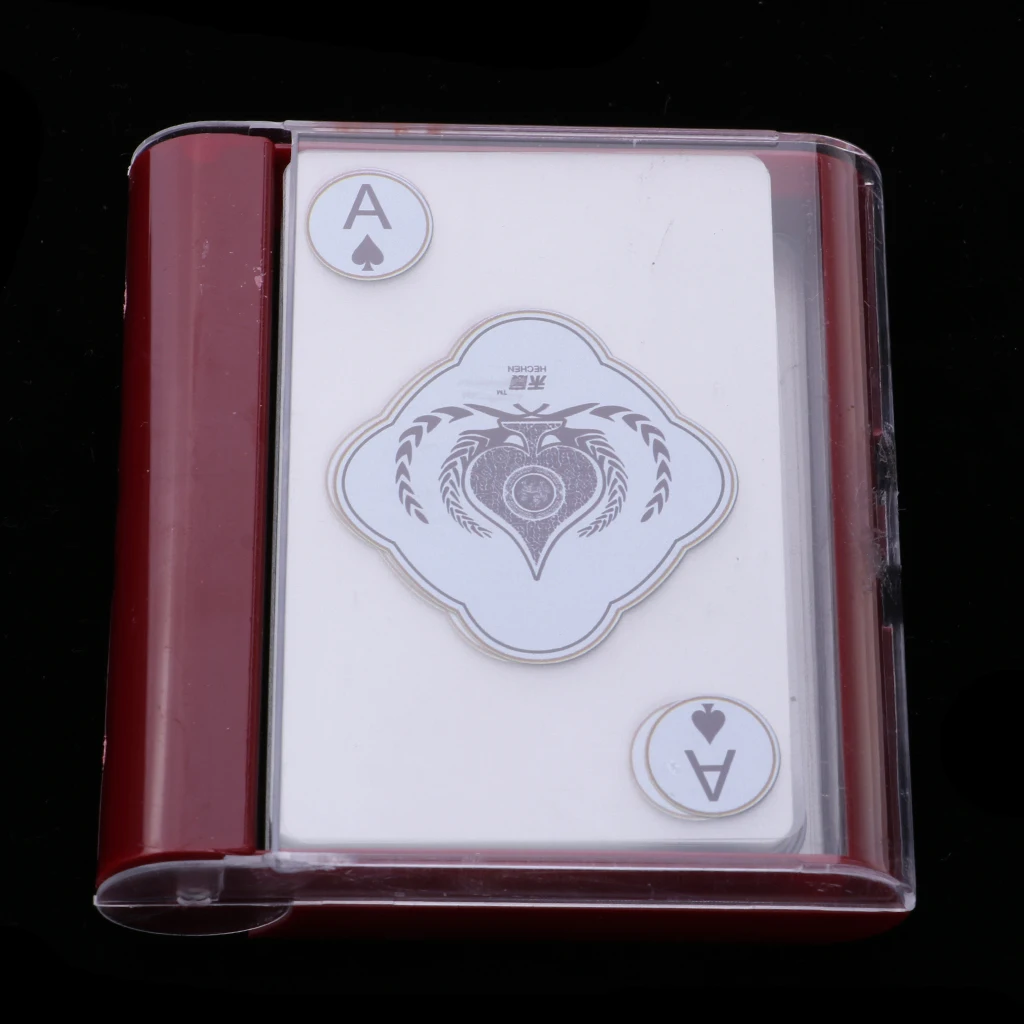 1 Deck PVC Waterproof Playing Cards Clear Poker Set for Indoor Outdoor Party Game Entertainment Gambling 1 Deck PVC Waterproof Playing Cards Clear Poker Set for Indoor Outdoor Party Game Entertainment Gambling