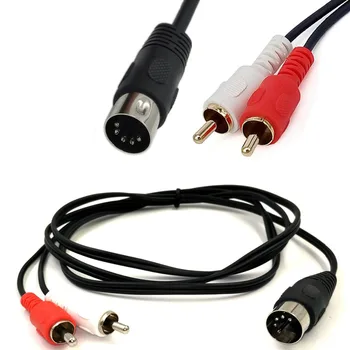 1M 3FT 5PIN MIDI DIN Plug To 2 RCA Phono Red&White Male Plugs Audio Cable Adapter
1M 3FT 5PIN MIDI DIN Plug To 2 RCA Phono Red&White Male Plugs Audio Cable Adapter