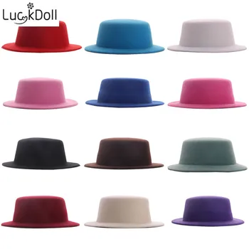 LUCKDOLL Fashion New Candy-Colored Wool Flat-top Hat Toy Doll Accessories for 18-inch American Doll Best Gift
LUCKDOLL Fashion New Candy-Colored Wool Flat-top Hat Toy Doll Accessories for 18-inch American Doll Best Gift
