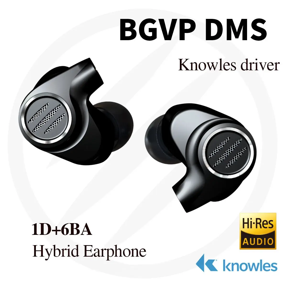 BGVP DMS 1 Dynamic + 6 Balanced Armature Hybrid Earphone In Ear HiFi Earphone Sport Running Monitor Earphone with OCC Cable
BGVP DMS 1 Dynamic + 6 Balanced Armature Hybrid Earphone In Ear HiFi Earphone Sport Running Monitor Earphone with OCC Cable