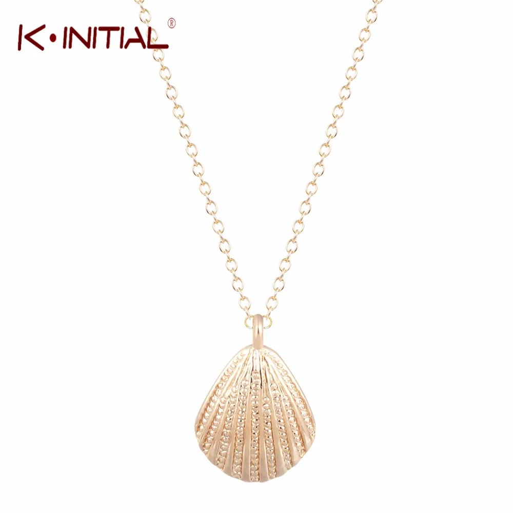 Kinitial Fashion Sea Shell Necklace Pendant Simple Shell Necklace Nautical Jewelry Cute Conch Seashell Chain Necklaces collares
Kinitial Fashion Sea Shell Necklace Pendant Simple Shell Necklace Nautical Jewelry Cute Conch Seashell Chain Necklaces collares