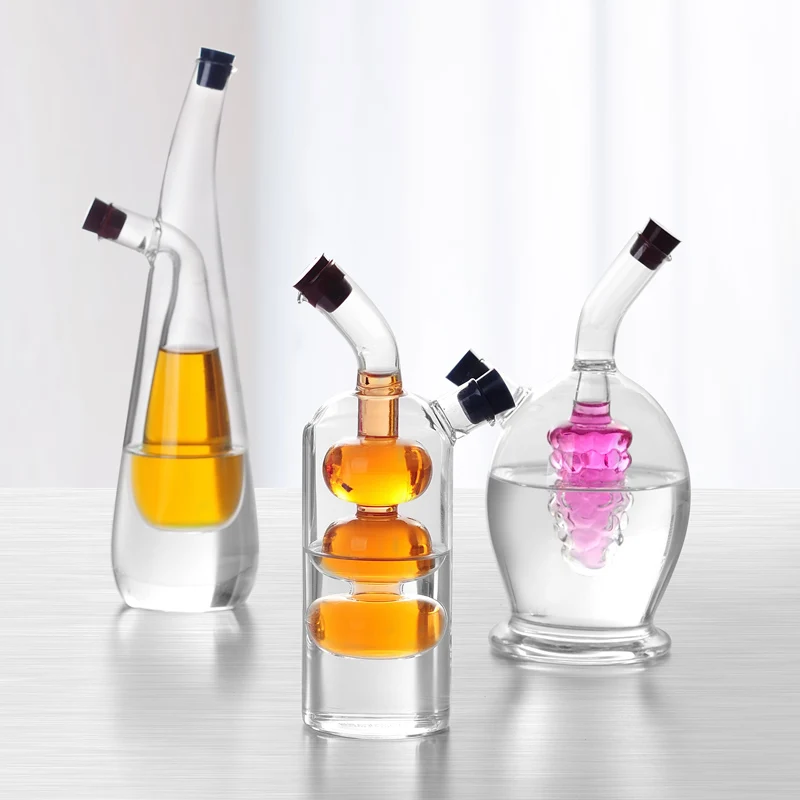 Double layer glass oiler oil and vinegar bottle double castoffs soy sauce pot kitchen supplies outlet sauce seasoning bottle
Double layer glass oiler oil and vinegar bottle double castoffs soy sauce pot kitchen supplies outlet sauce seasoning bottle